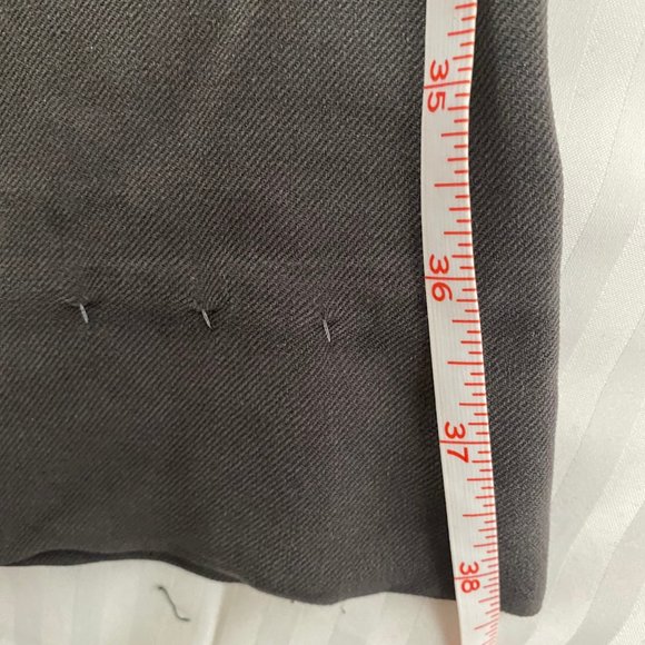 Cabi Charcoal Gray Silk Flannel (ALTERED) - Picture 2 of 8